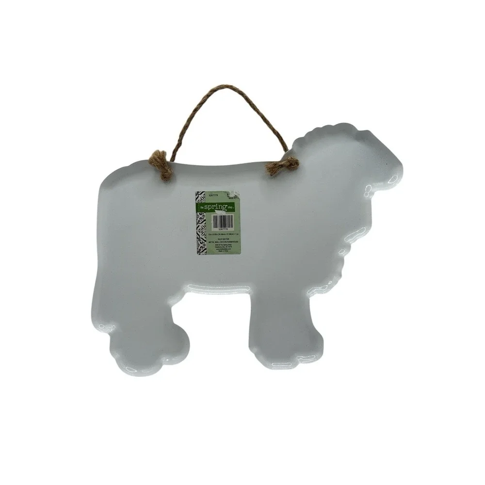 HERD‎ THAT METAL SIGN COW WHITE